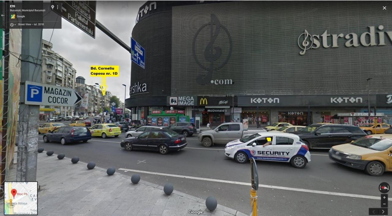 בוקרשט Domum Unirea, Across The Street Of Old City Center מראה חיצוני תמונה